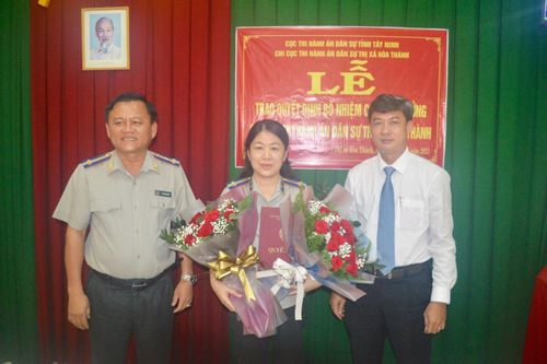 Tây Ninh: Bổ nhiệm Chi cục trưởng Chi cục THADS thị xã Hòa Thành