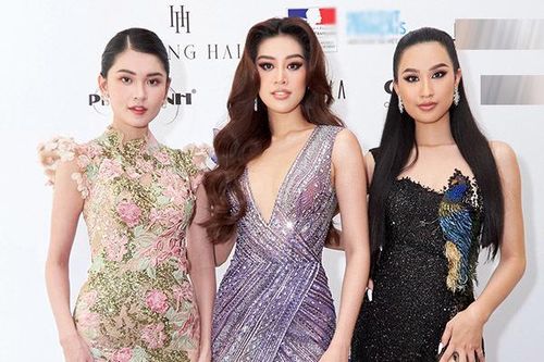 Khánh Vân nổi bật bên dàn người đẹp
