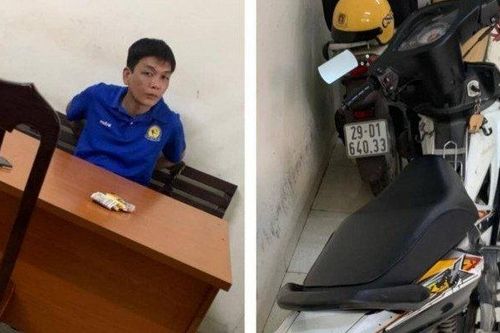 CSGT Hà Nội phóng mô tô, rượt đuổi tên cướp điện thoại trên phố cổ như trong phim