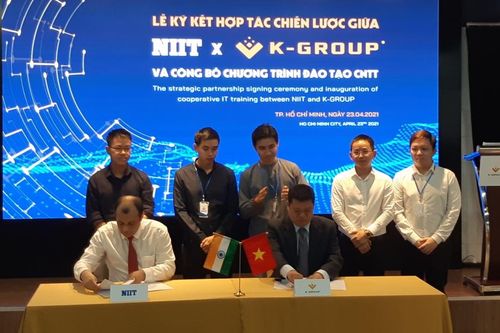 K-Group ký kết hợp tác với NIIT, công bố chương trình đào tạo công nghệ thông tin