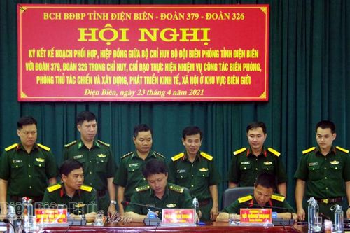 Bộ Chỉ huy BĐBP tỉnh ký kết chương trình phối hợp, hiệp đồng với 2 Đoàn Kinh tế - Quốc phòng