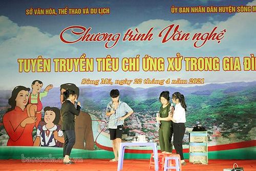 Chương trình văn nghệ tuyên truyền văn hóa ứng xử trong gia đình