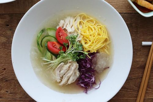 Cách làm canh gà lạnh Hàn Quốc
