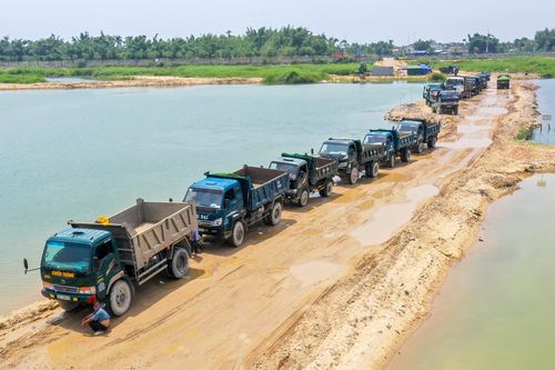 Quảng Ngãi tổng kiểm tra việc mua, bán cát của doanh nghiệp