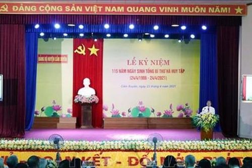 Kỷ niệm 115 năm Ngày sinh Tổng Bí thư Hà Huy Tập
