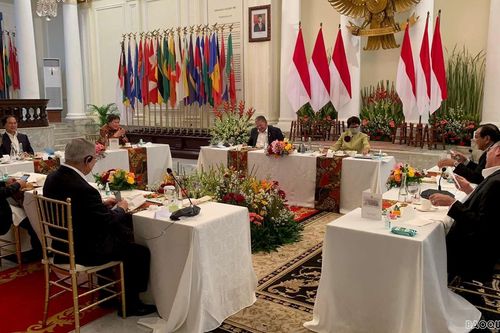 Bộ trưởng Bùi Thanh Sơn tham dự ăn tối làm việc của các Bộ trưởng Ngoại giao ASEAN