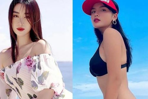 Đỗ Mỹ Linh diện váy trễ nải vai trần quyến rũ, Kỳ Duyên nóng bỏng trên biển với bikini