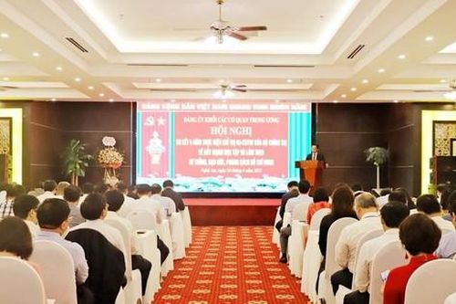 Thành quả thực hiện chỉ thị số 05 của Đảng bộ Khối các cơ quan Trung ương