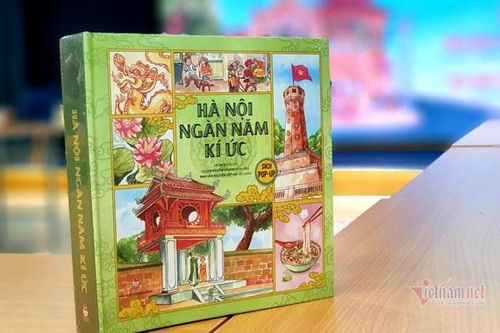 11 danh thắng Hà Nội được tái hiện sinh động qua sách nổi