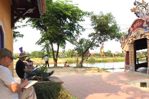Ký họa về di sản Cố đô Huế