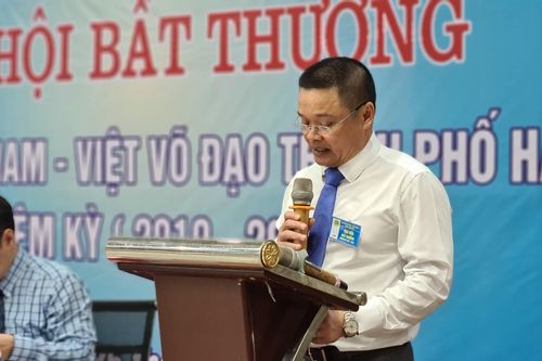 Ông Bạch Ngọc Chiến là tân Chủ tịch Liên đoàn Vovinam-Việt võ đạo Hà Nội