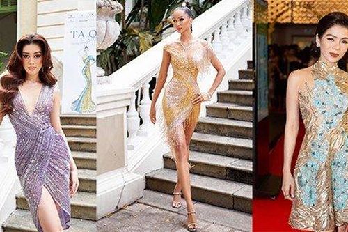 Sao đẹp cuối tuần: Khánh Vân, H'Hen Niê gợi cảm với đầm bó sát