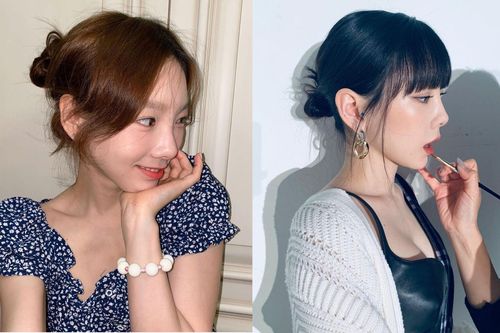 4 cách buộc tóc đẹp xuất sắc của Taeyeon