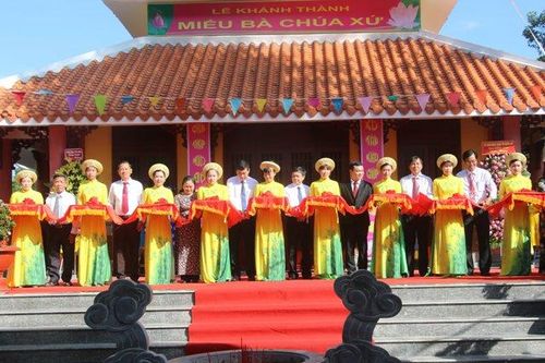 Khánh thành công trình Miếu Bà Chúa xứ Gò Tháp