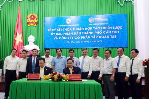 Thành phố Cần Thơ và Công ty Cổ phần Tập đoàn T&T ký kết thỏa thuận hợp tác chiến lược