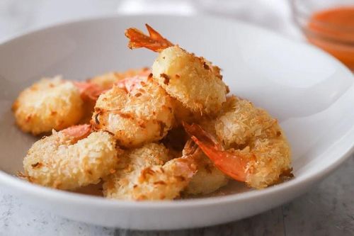 Học làm tôm chiên vụn dừa giòn rụm