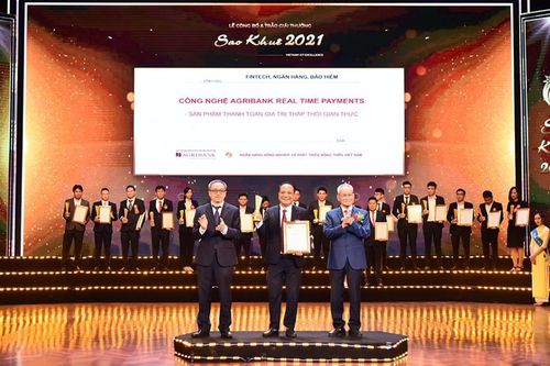 Sản phẩm CNTT của Agribank giành Giải thưởng Sao Khuê 2021