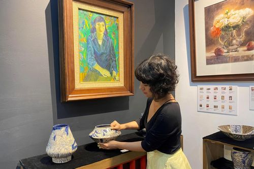 Vẻ đẹp cổ điển và hiện đại hòa quyện trong không gian nghệ thuật Retro