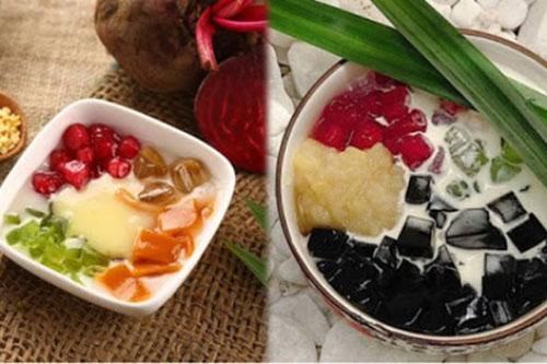Công thức nấu chè sương sa hạt lựu giải khát ngày hè