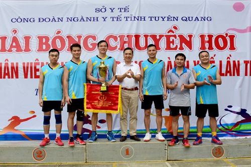 Giải bóng chuyền hơi ngành Y tế