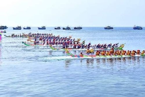 Lễ hội đua thuyền tứ linh ở Lý Sơn: Di sản văn hóa phi vật thể quốc gia