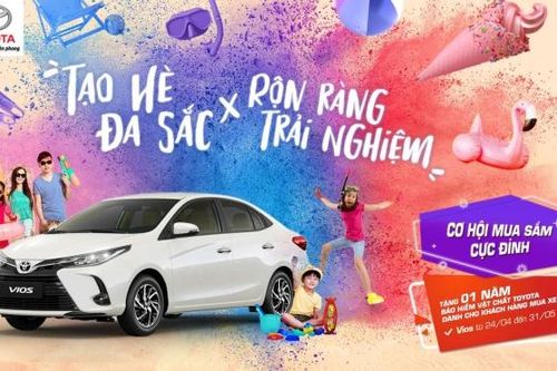 Rinh ngay gói bảo hiểm vật chất lên đến 11,3 triệu đồng với Vios 2021 trong tháng 5 này
