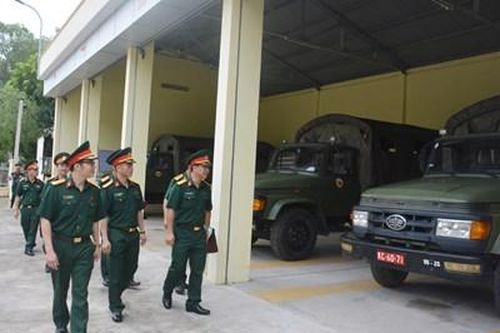 Kiểm tra công tác chuẩn bị phúc tra xây dựng đơn vị vận tải tại Sư đoàn 395, Quân khu 3