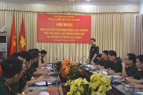 Nhiều công trình giá trị của tuổi trẻ Trường Sĩ quan Lục quân 1
