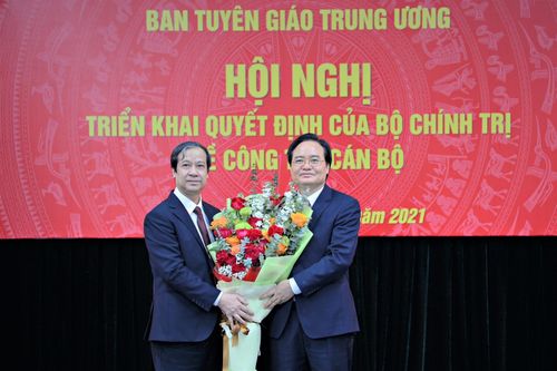 Ông Phùng Xuân Nhạ được phân công làm Phó trưởng Ban Tuyên giáo Trung ương