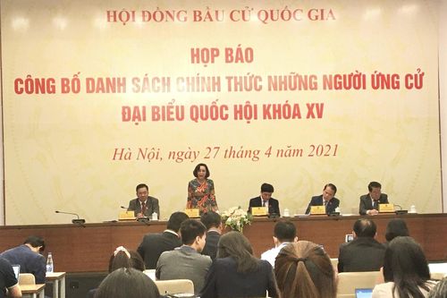 Công bố danh sách 868 người ứng cử đại biểu Quốc hội khóa XV