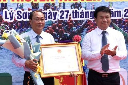 Công nhận Lễ hội đua thuyền tứ linh huyện đảo Lý Sơn là di sản văn hóa phi vật thể Quốc gia
