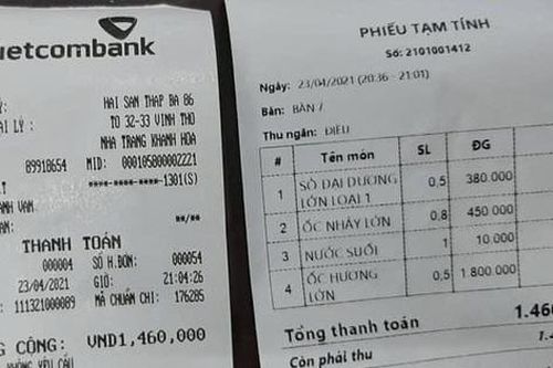 Làm rõ vụ nhà hàng hải sản bị tố 'chặt chém' 1kg ốc hương giá 1,8 triệu đồng