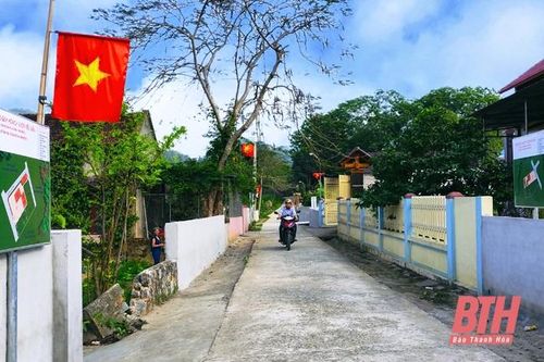 Thôn kiểu mẫu đầu tiên của huyện vùng cao Bá Thước