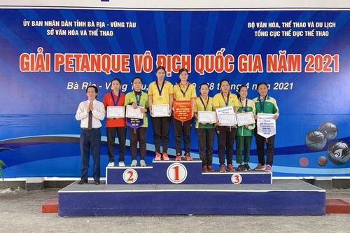 Bi sắt Đồng Tháp nhất toàn đoàn giải vô địch Quốc gia năm 2021