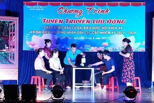 Chiêm Hóa sáng tạo trong tuyên truyền bầu cử