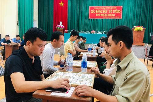 Gần 100 vận động viên tham gia Giải Bóng bàn, Cờ tướng