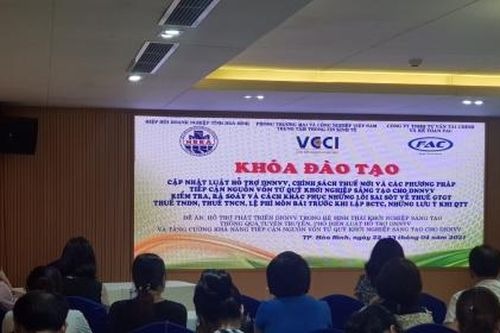 FAC hỗ trợ DNNVV tiếp cận vốn từ quỹ khởi nghiệp sáng tạo và khắc phục sai sót về thuế