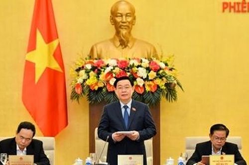 Chủ tịch Quốc hội Vương Đình Huệ chủ trì Phiên họp 55 của UBTVQH