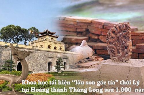 'Lầu son gác tía' Hoàng thành Thăng Long 1000 năm trước qua hình ảnh 3D