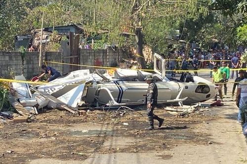 Rơi máy bay trực thăng quân sự ở Philippines