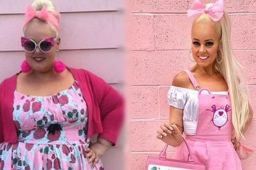 Cô gái 'lột xác' giảm 90kg trong 2 năm, giống hệt búp bê Barbie ngoài đời thực