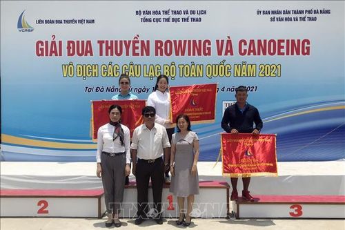 Đoàn Thái Nguyên đoạt Nhất toàn đoàn môn đua thuyền Canoeing