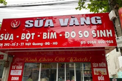 Hà Giang: Tạm giữ gần 200 hộp sữa bột và bỉm trẻ em không có hóa đơn
