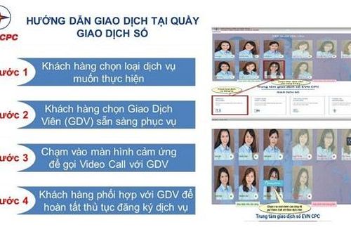 Tiện ích từ 'Quầy giao dịch số' hỗ trợ khách hàng thực hiện giao dịch của Công ty Điện lực TT-Huế