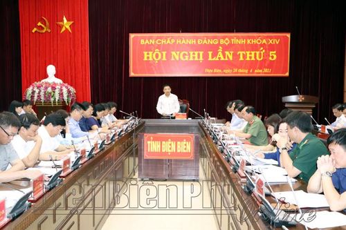 Hội nghị lần thứ 5, Ban Chấp hành Đảng bộ tỉnh, khóa XIV
