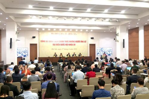 Công bố danh sách ứng cử đại biểu Quốc hội khóa XV