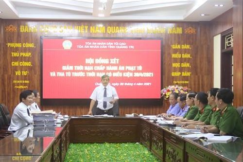 186 phạm nhân được giảm án, tha tù trước thời hạn