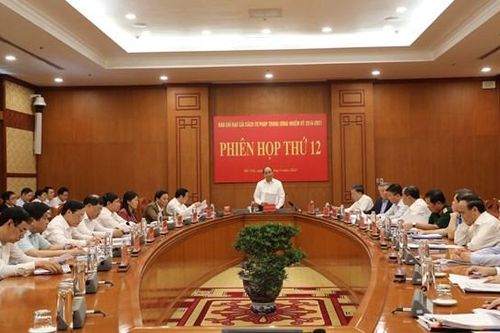 Ban Chỉ đạo Cải cách tư pháp Trung ương họp phiên thứ 12