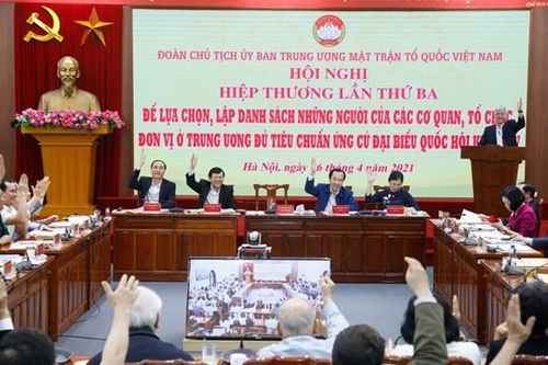 153 người thuộc khối Mặt trận từ Trung ương đến địa phương ứng cử ĐBQH khóa XV