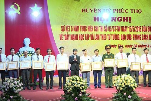Phúc Thọ đẩy mạnh học tập, làm theo tư tưởng của Bác